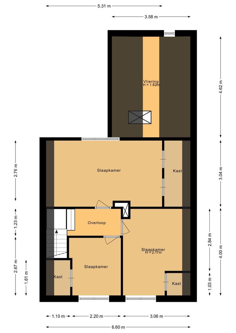 Drosteweg 23, Putten plattegrond-2