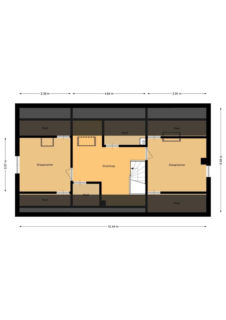 Klaarwaterboslaan 16, Putten plattegrond-2
