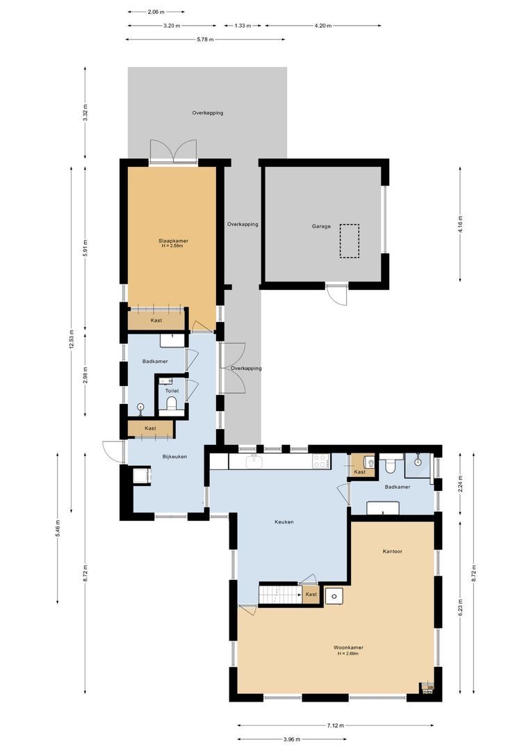 Bato'sweg 12, Putten plattegrond-1