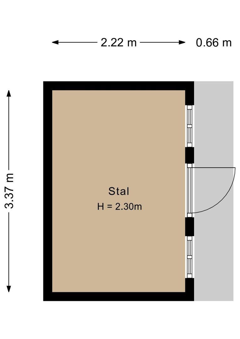 Veenhuizerveldweg 15, Putten plattegrond-4