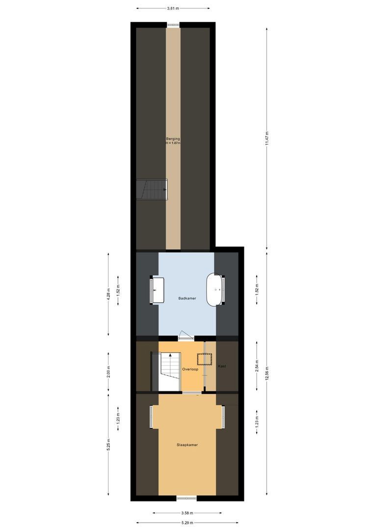 Veenhuizerveldweg 15, Putten plattegrond-2