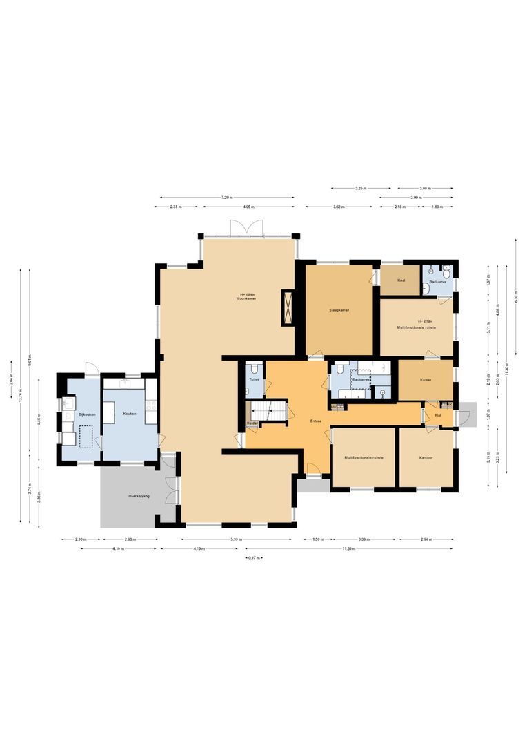 Koningin Emmalaan 8, Ermelo plattegrond-0
