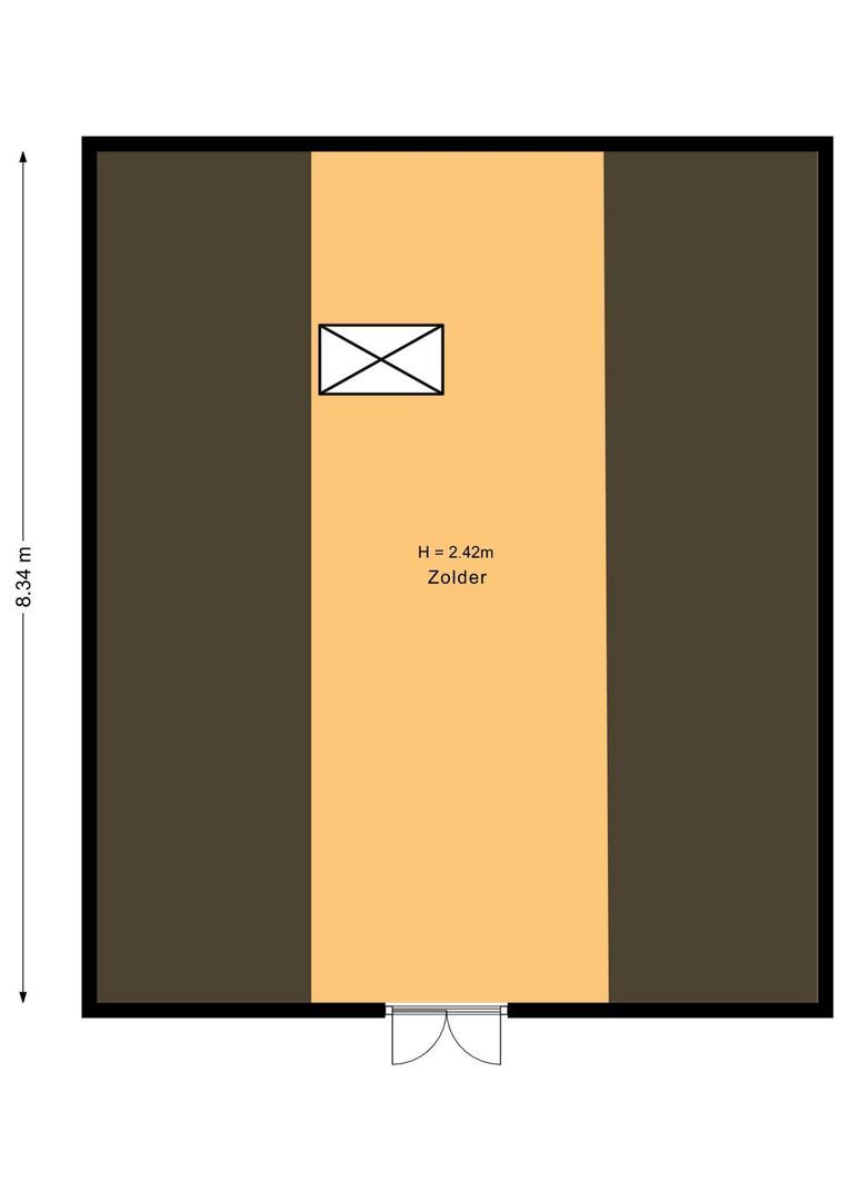 Koningin Emmalaan 8, Ermelo plattegrond-4