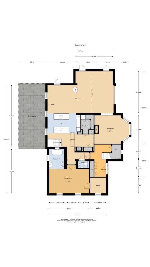 Paleisweg 12, Garderen plattegrond-0