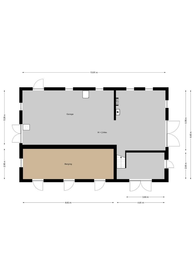 Zuiderveldweg 18 A, Putten plattegrond-3