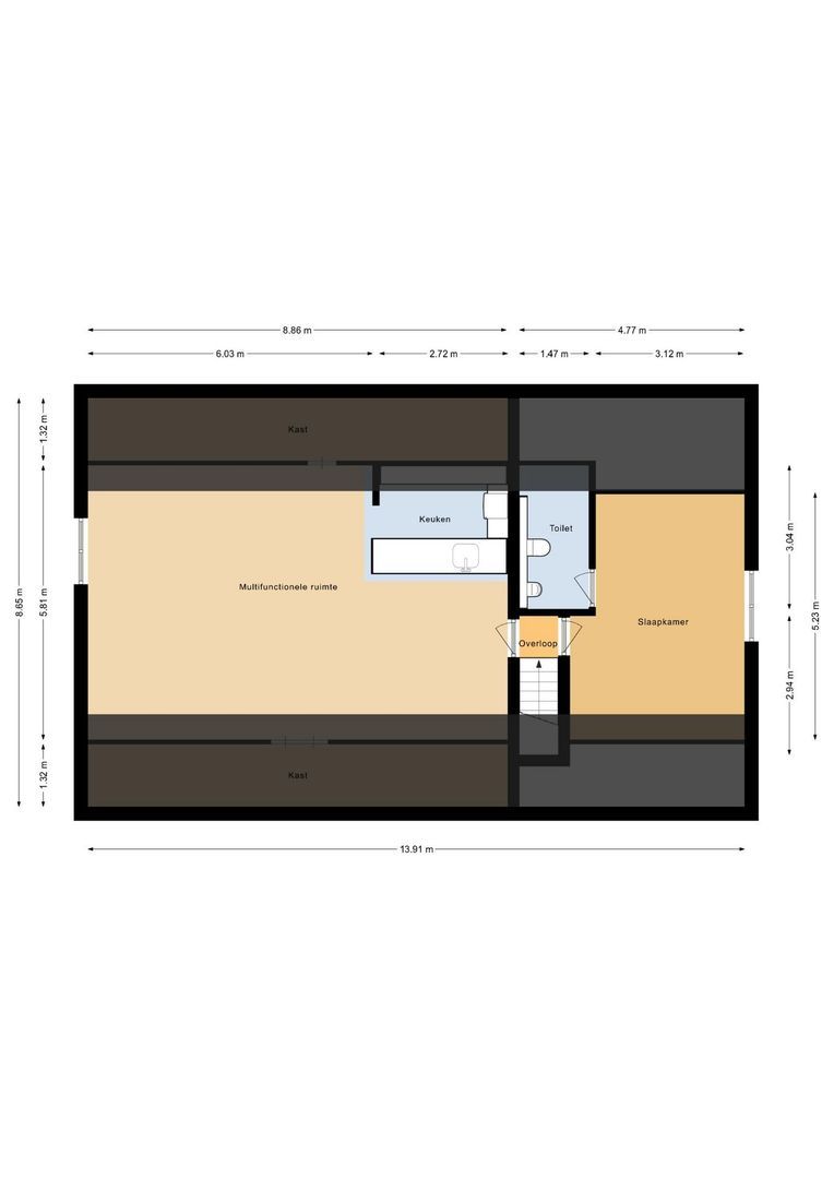 Zuiderveldweg 18 A, Putten plattegrond-4