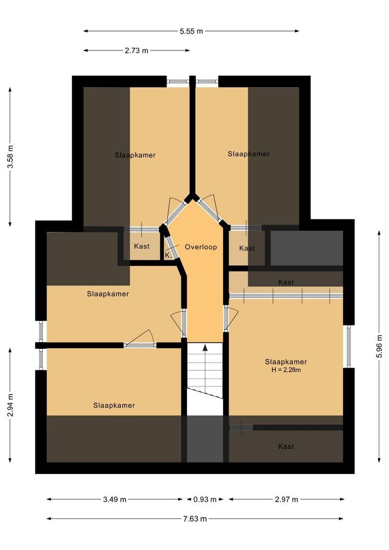 Hessenweg 6, Putten plattegrond-2