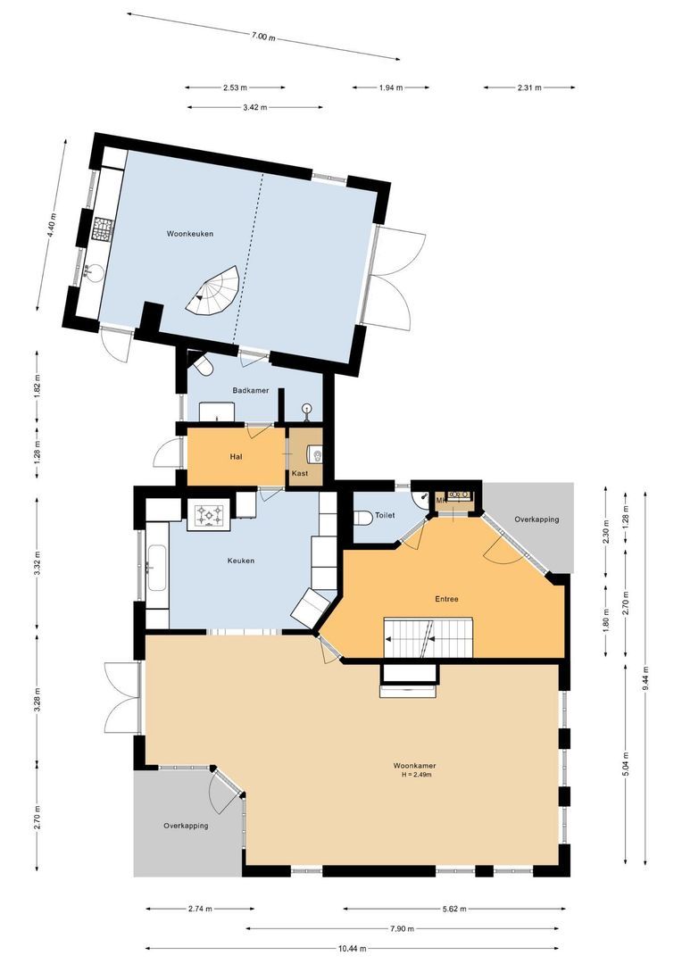 Hessenweg 2, Putten plattegrond-1