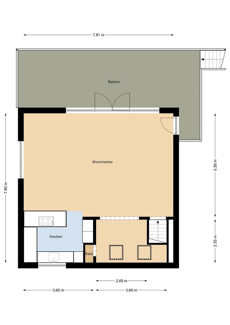 Meinwerkstraat 7, Putten plattegrond-2