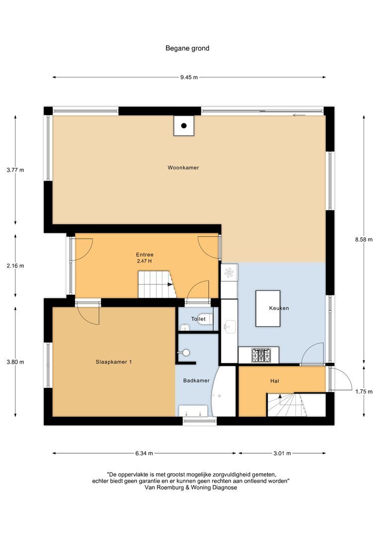 Molitorstraat 3, Putten plattegrond-1