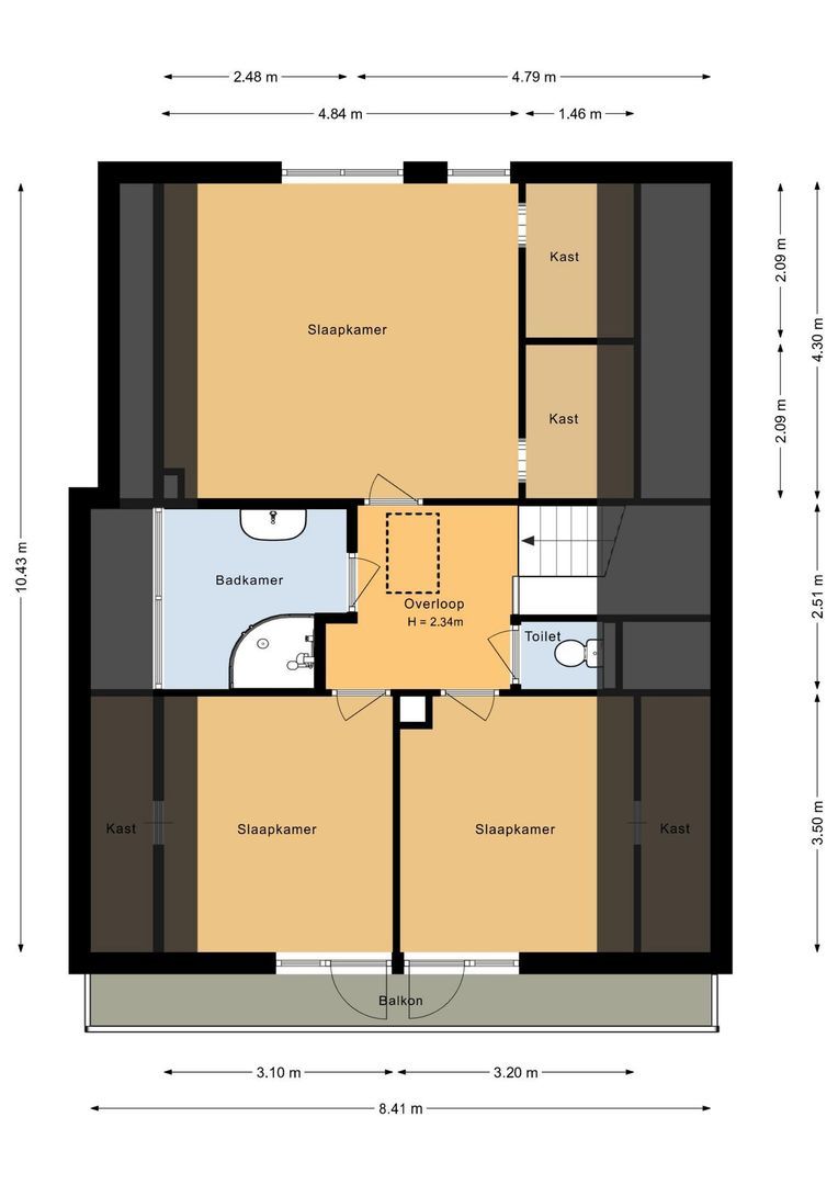 Kemphaanstraat 12, Putten plattegrond-2