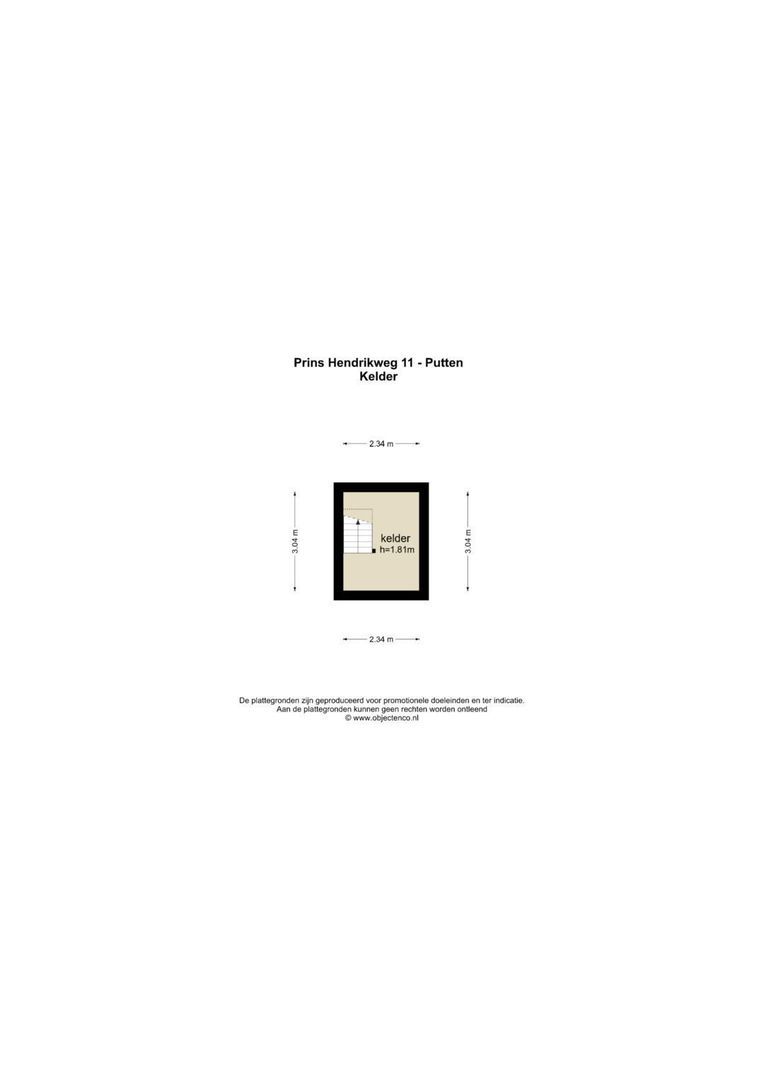 Prins Hendrikweg 11, Putten plattegrond-2