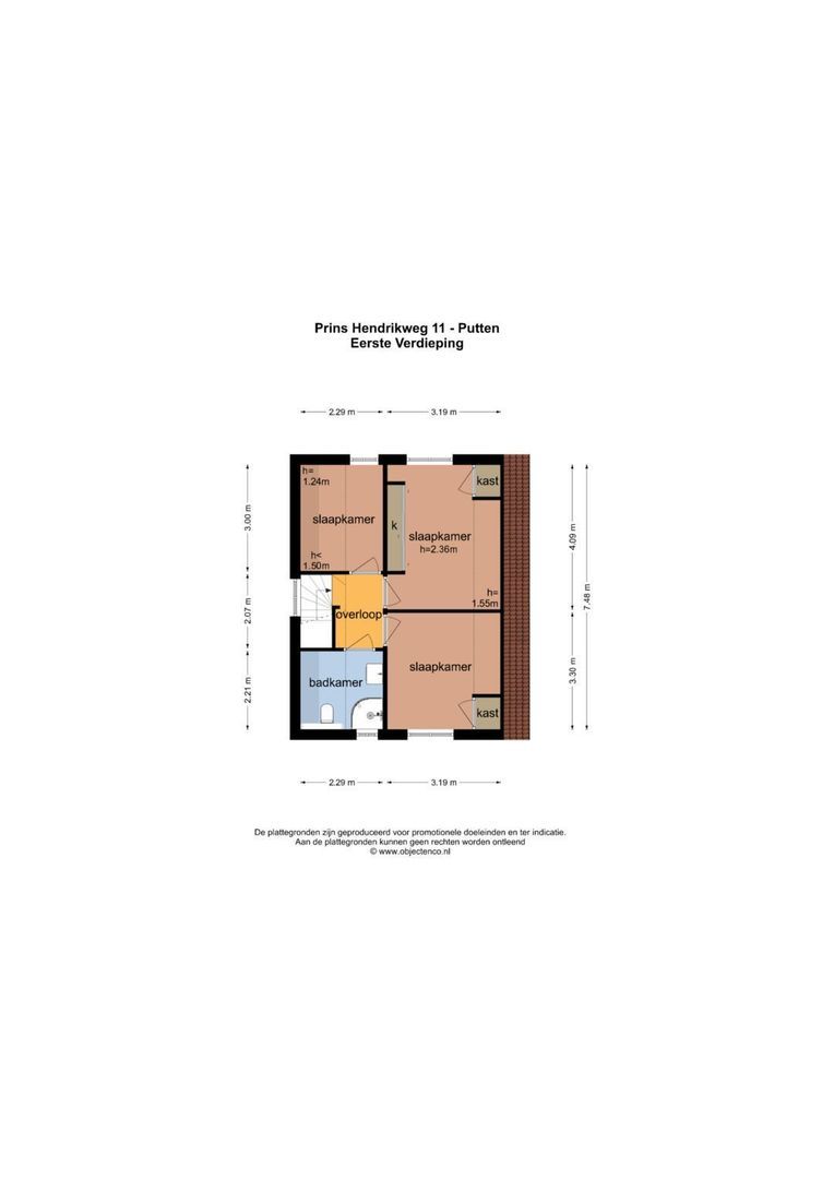 Prins Hendrikweg 11, Putten plattegrond-1