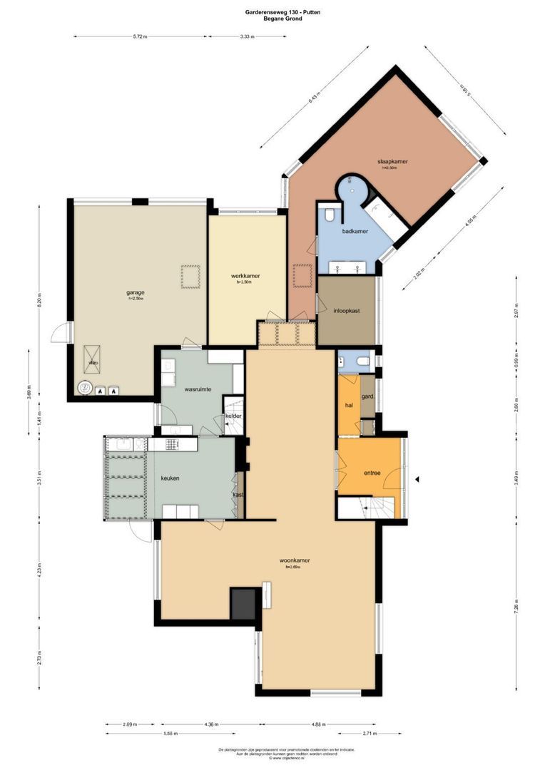 Garderenseweg 130, Putten plattegrond-0