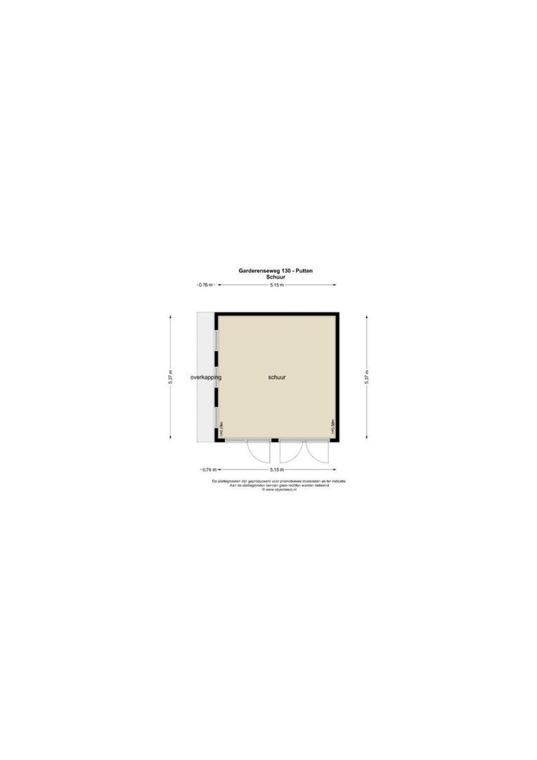 Garderenseweg 130, Putten plattegrond-5