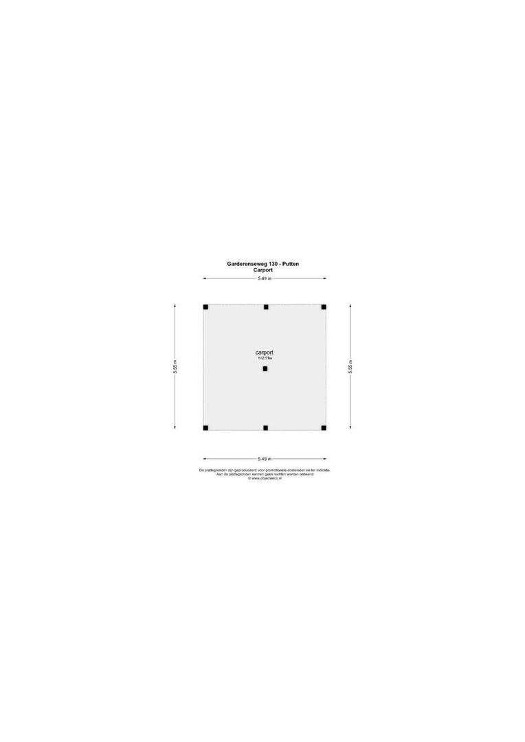 Garderenseweg 130, Putten plattegrond-2