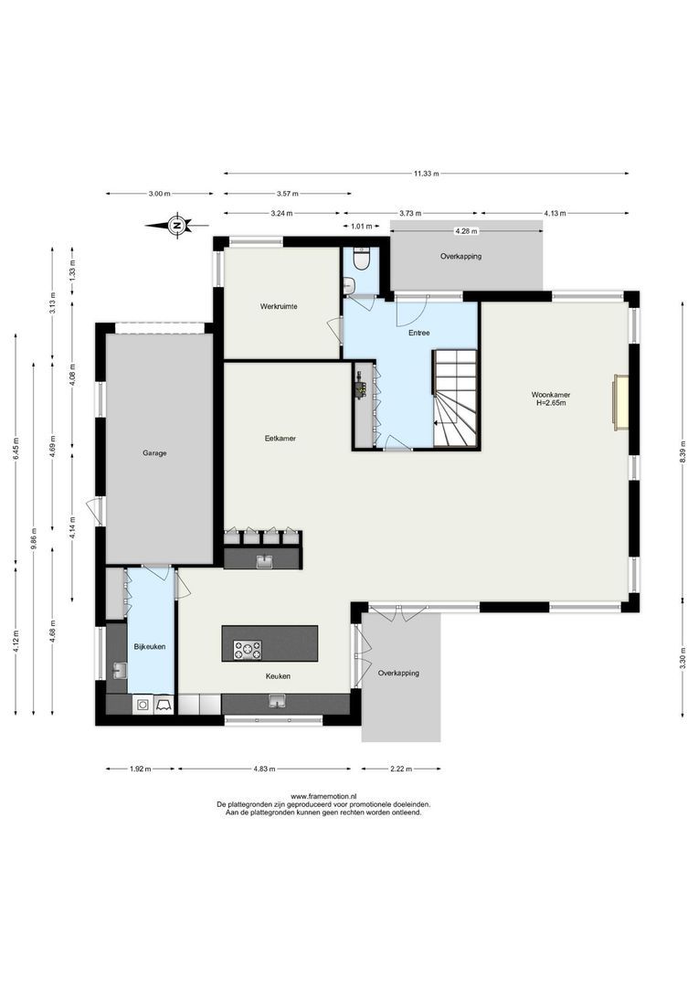 Oranjestein 30, Bleiswijk plattegrond-1
