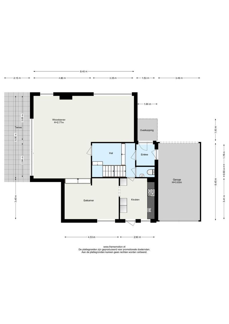 Bickerstraat 18, Rotterdam plattegrond-0