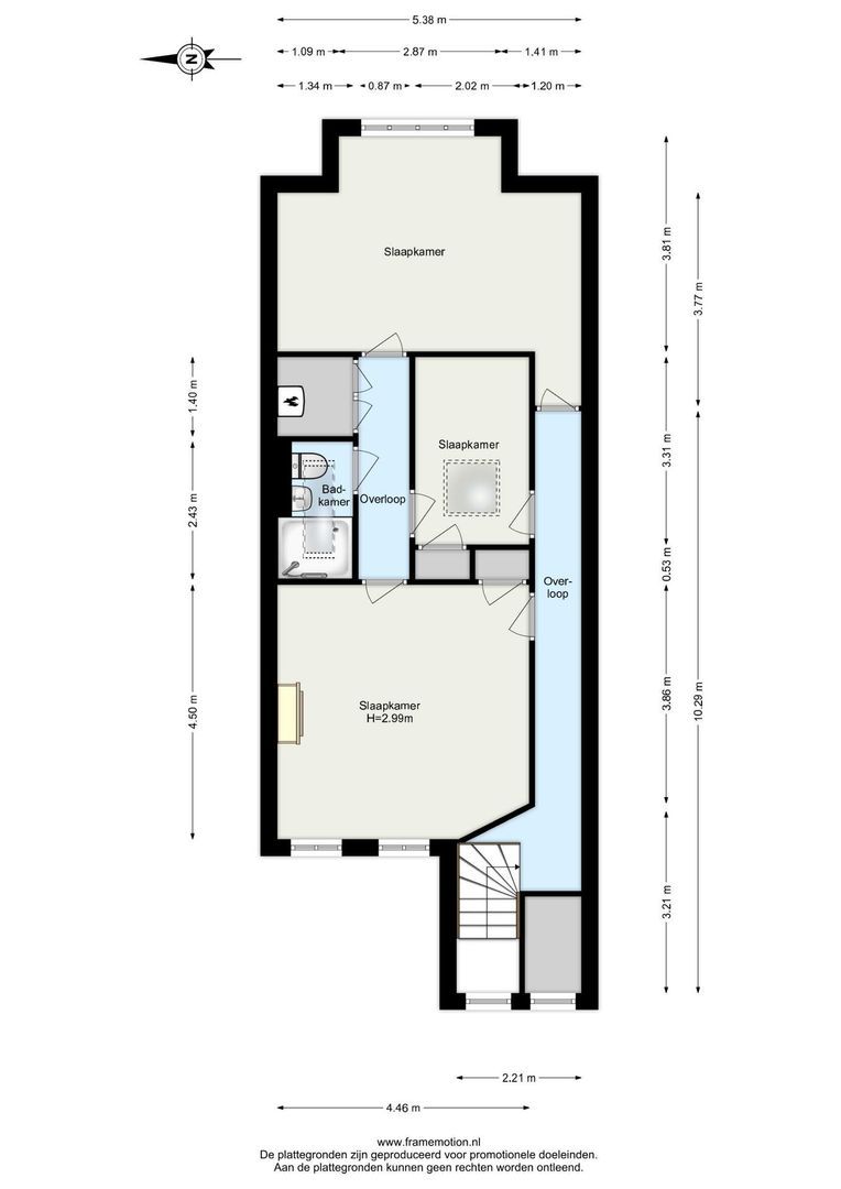 Voorschoterlaan 101, Rotterdam plattegrond-4