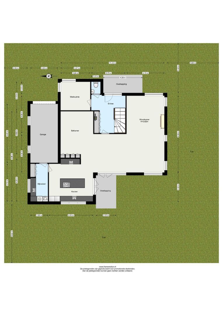 Oranjestein 30, Bleiswijk plattegrond-0
