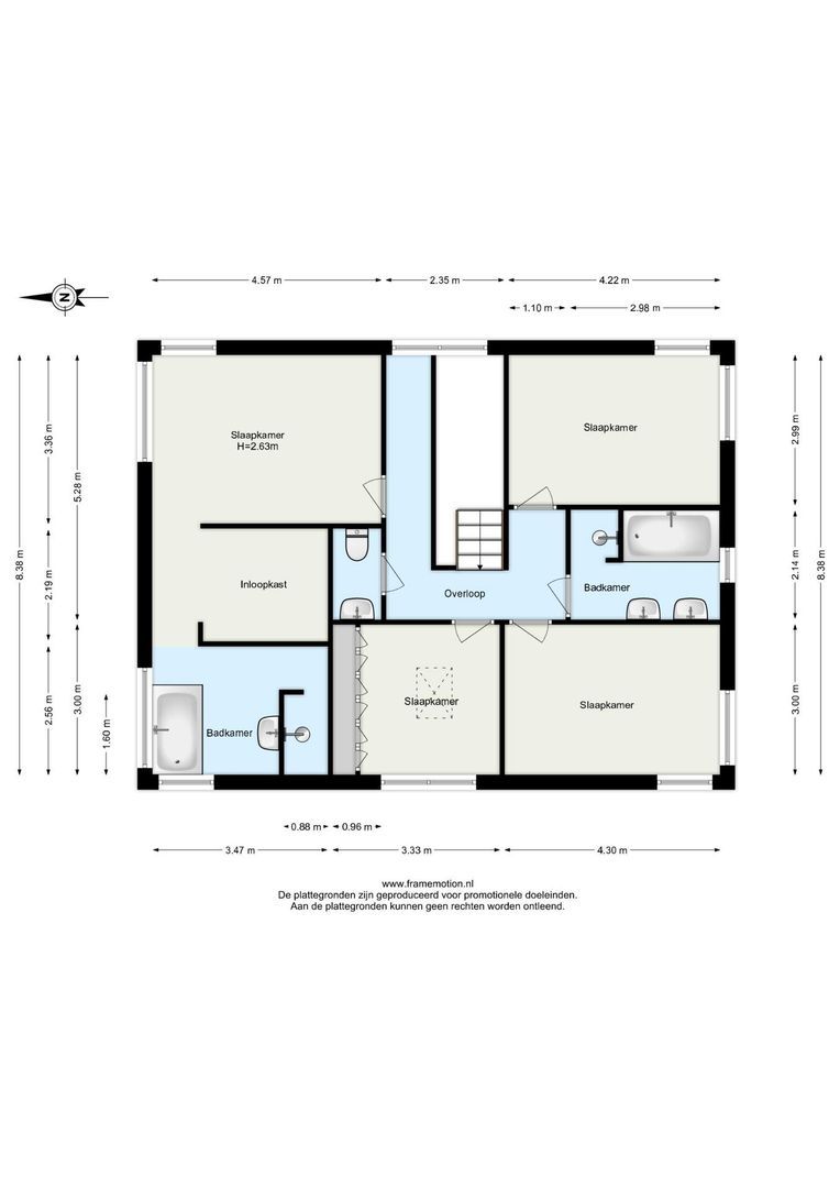 Oranjestein 30, Bleiswijk plattegrond-3