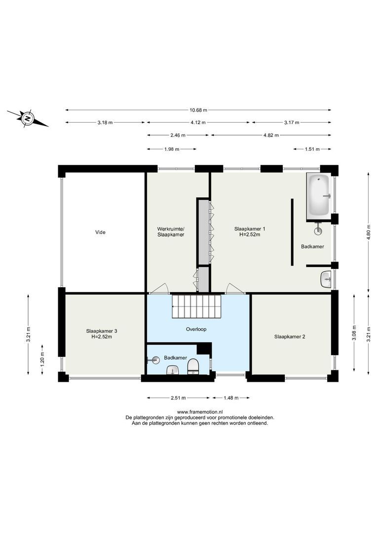 Kralingseweg 432, Rotterdam plattegrond-2