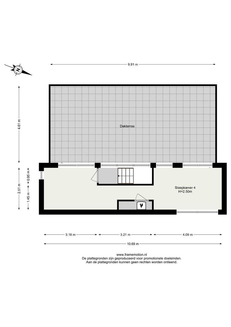 Kralingseweg 432, Rotterdam plattegrond-3