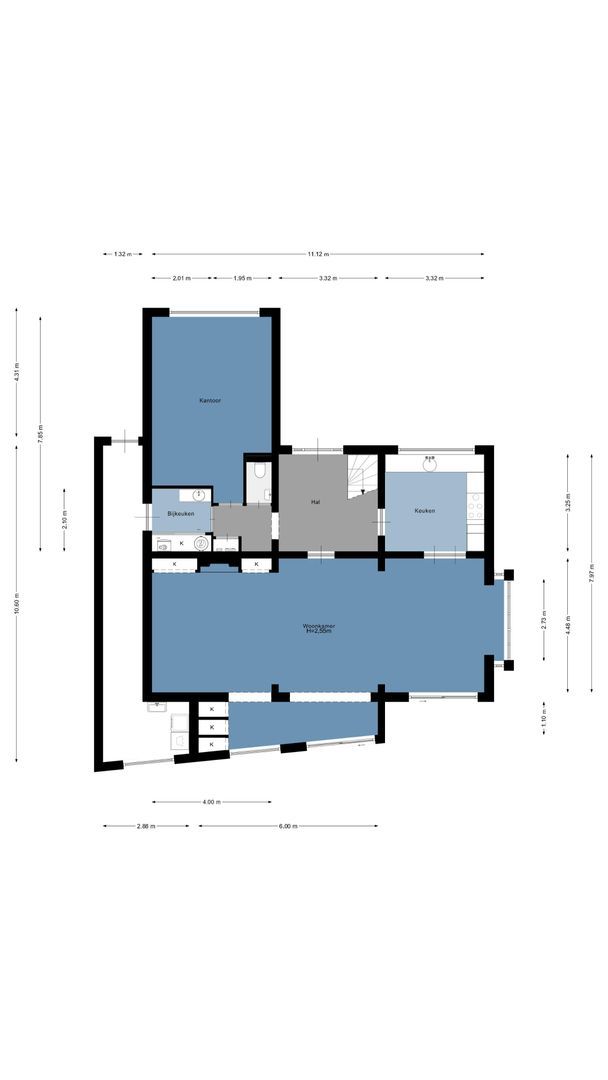 Johannes Voorhoevestraat 54, Rotterdam plattegrond-1