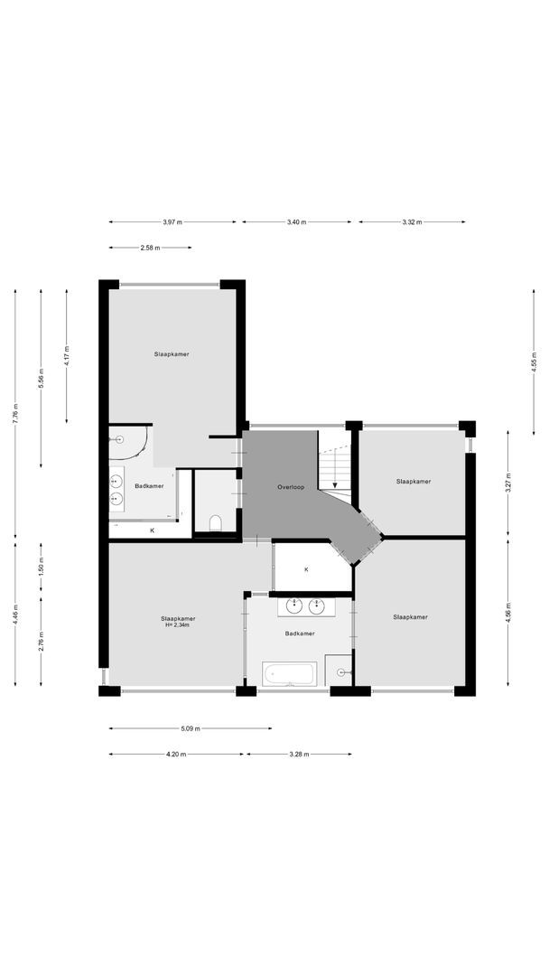 Johannes Voorhoevestraat 54, Rotterdam plattegrond-2