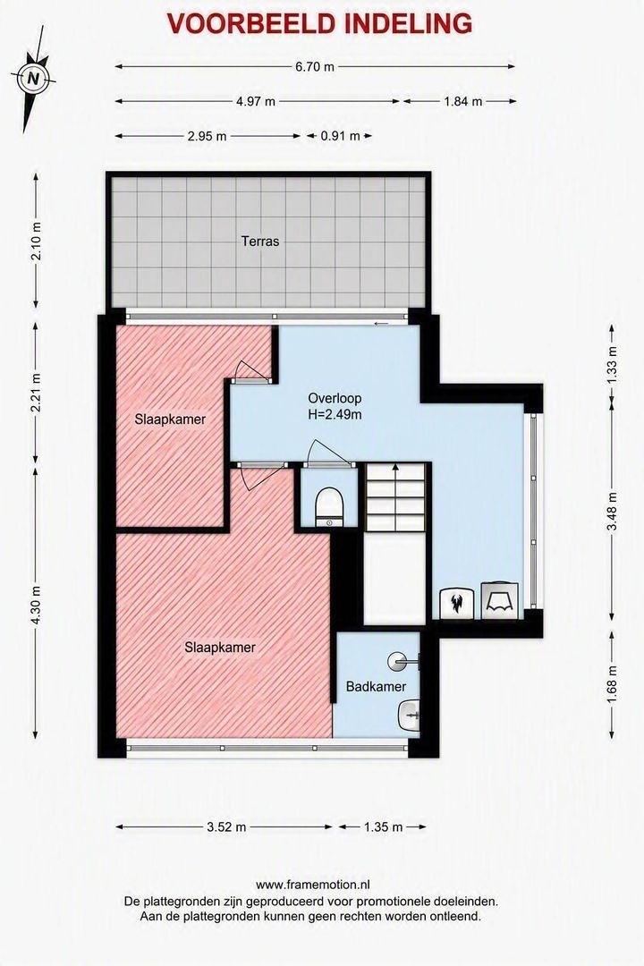 Kornelis van Tollaan 59 B, Rotterdam plattegrond-5