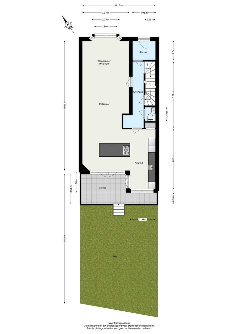 Kralingse Plaslaan 27, Rotterdam plattegrond-0