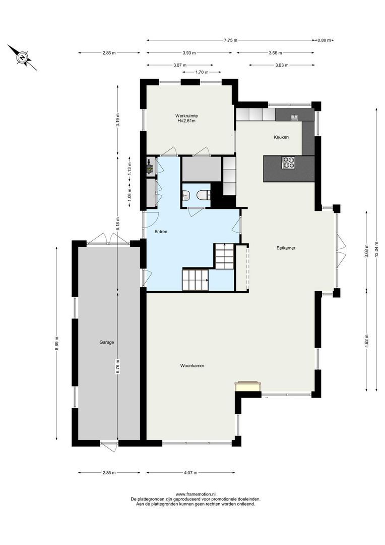 A.A. Meerenburghstraat 4, Strijen plattegrond-1