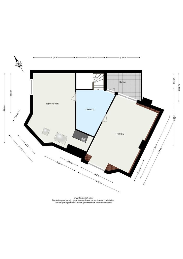 Vredehofweg 70, Rotterdam plattegrond-4
