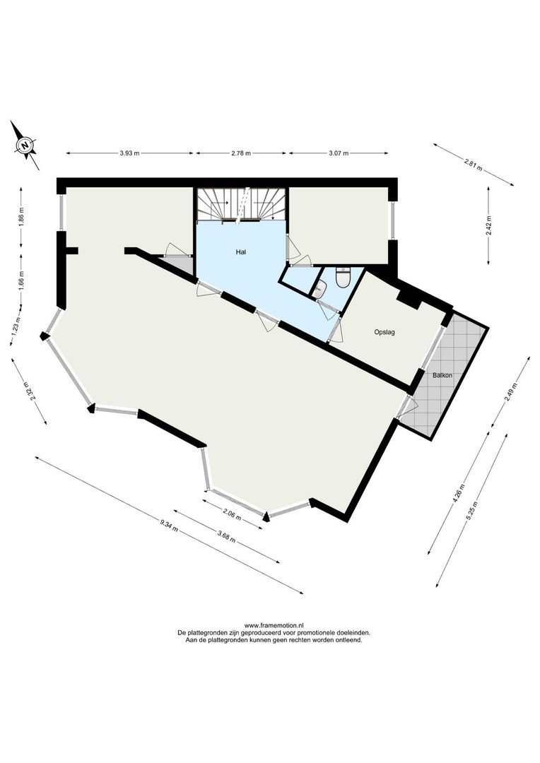 Vredehofweg 70, Rotterdam plattegrond-3