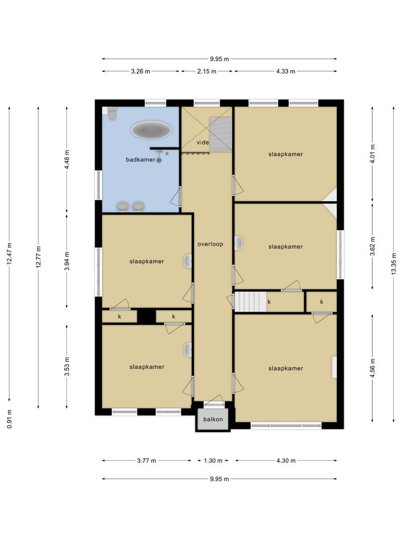 Paardenstraat 14, Hilvarenbeek plattegrond-0