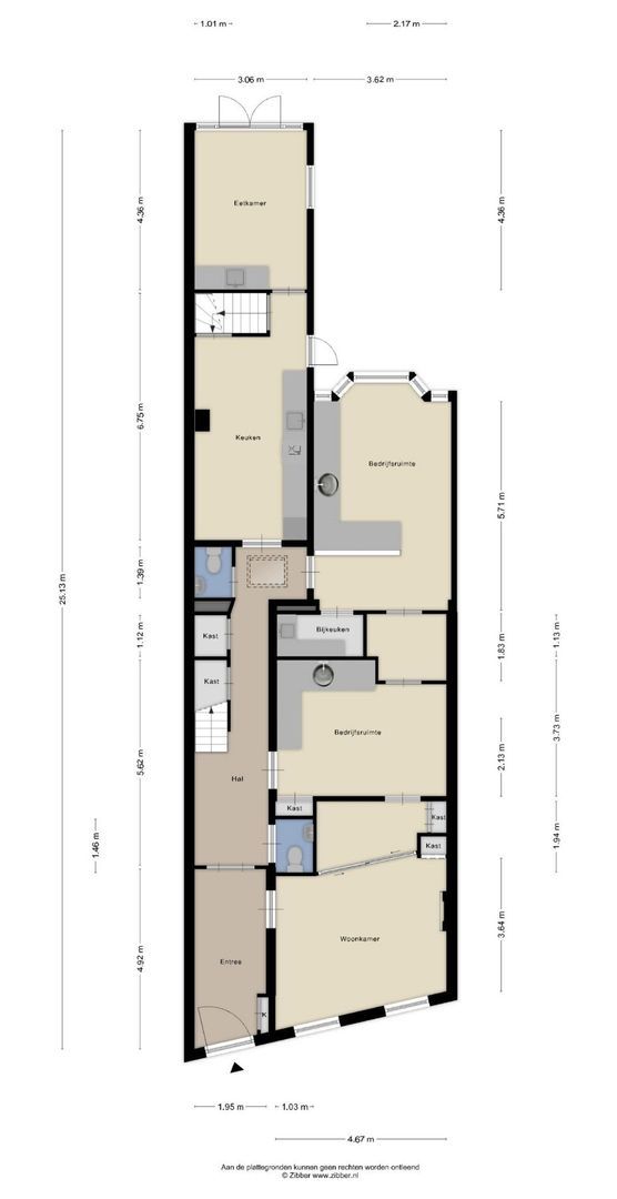 Nieuwlandstraat 35, Tilburg plattegrond-0