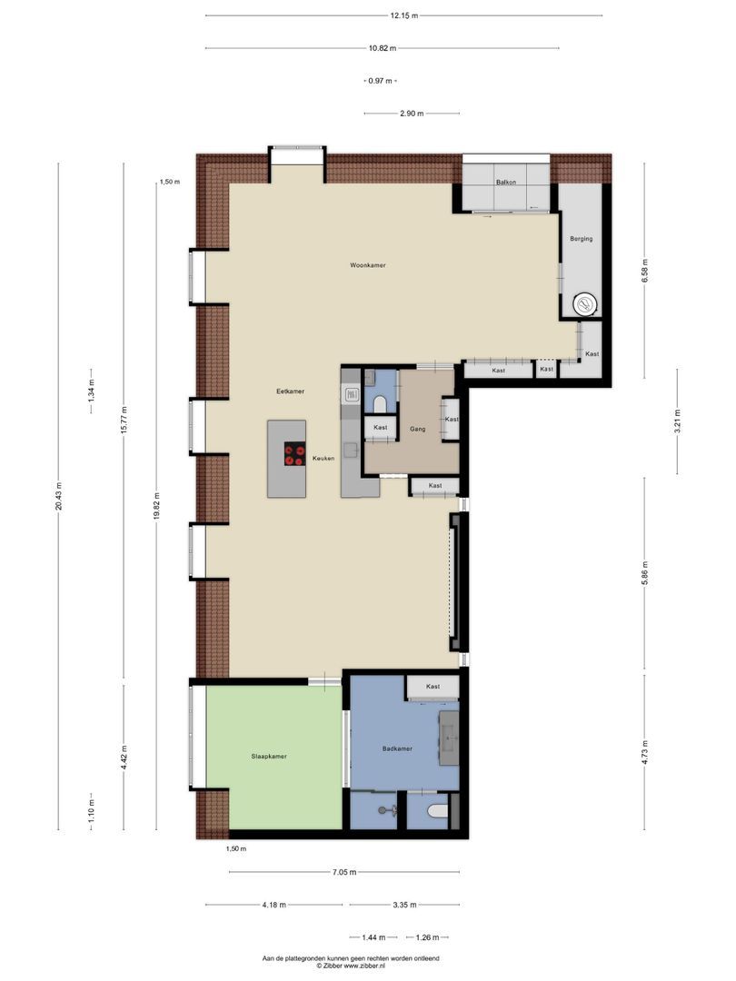 Klompven 26 M, Oisterwijk plattegrond-0