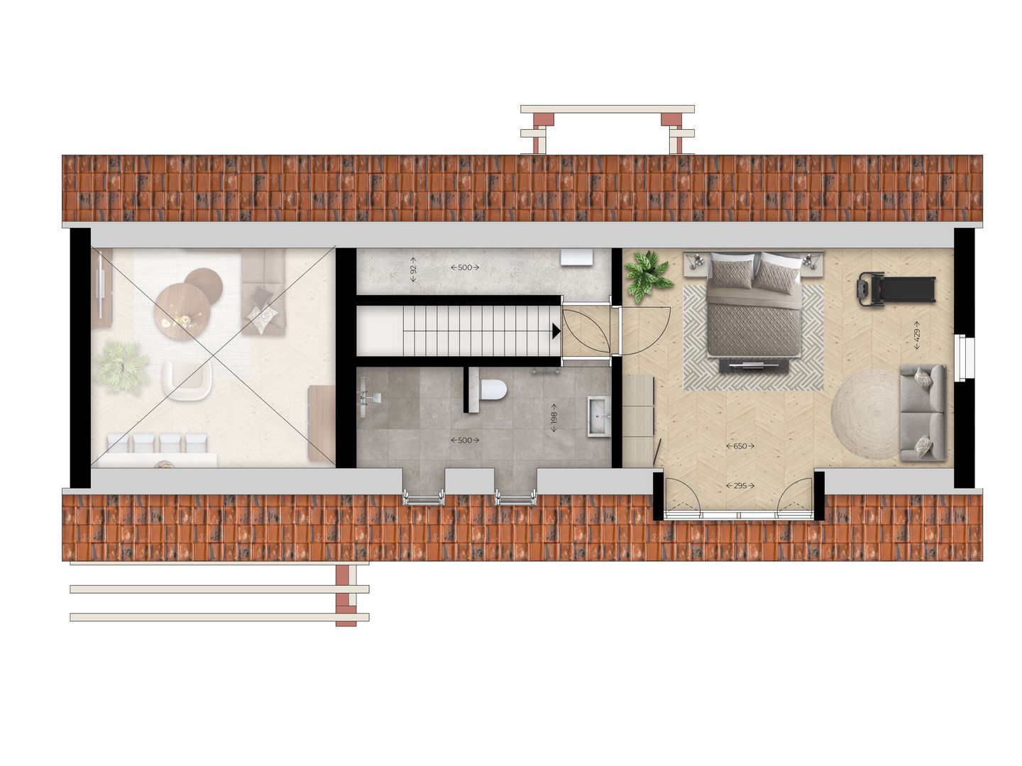 Parc de Utrecht bosvilla 2 0 ong, Esbeek plattegrond-1