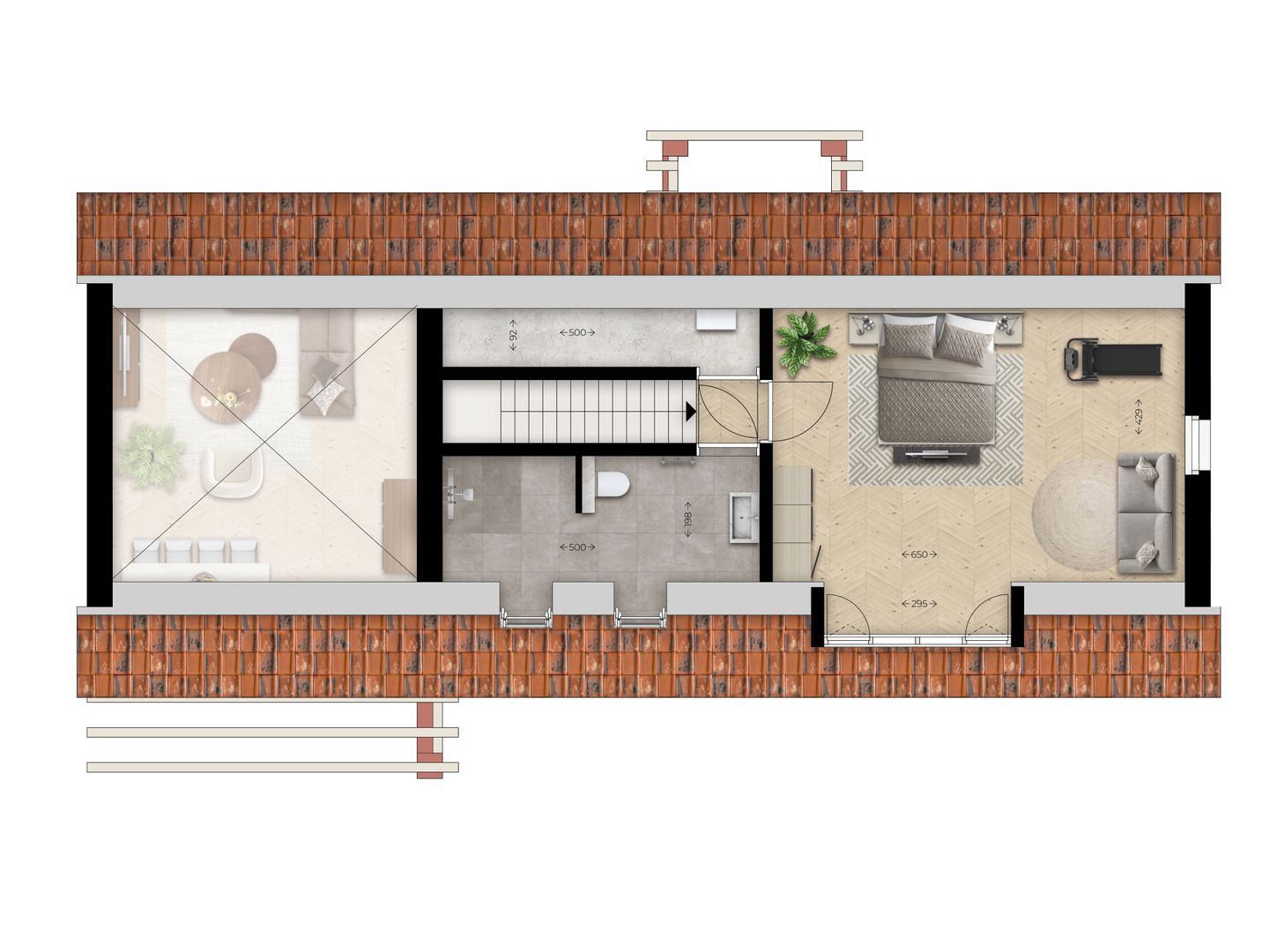 Parc de Utrecht Bosvilla 3 0 ong, Esbeek plattegrond-1
