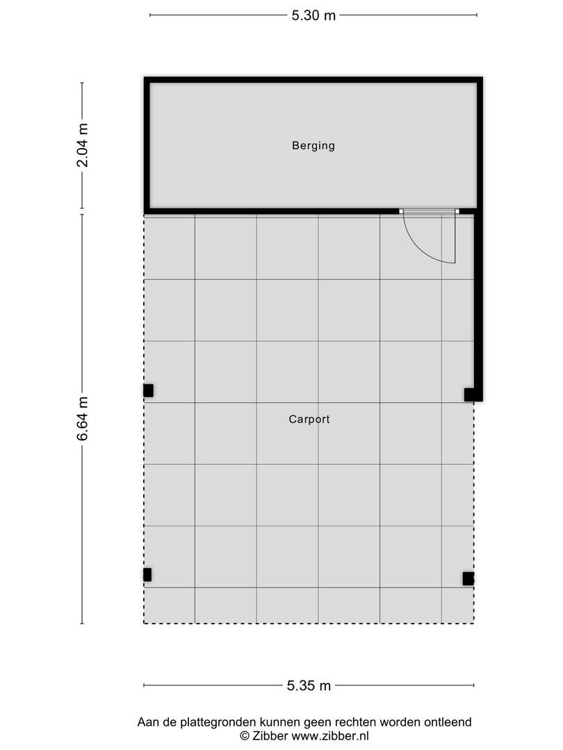 Klompven 26 M, Oisterwijk plattegrond-1