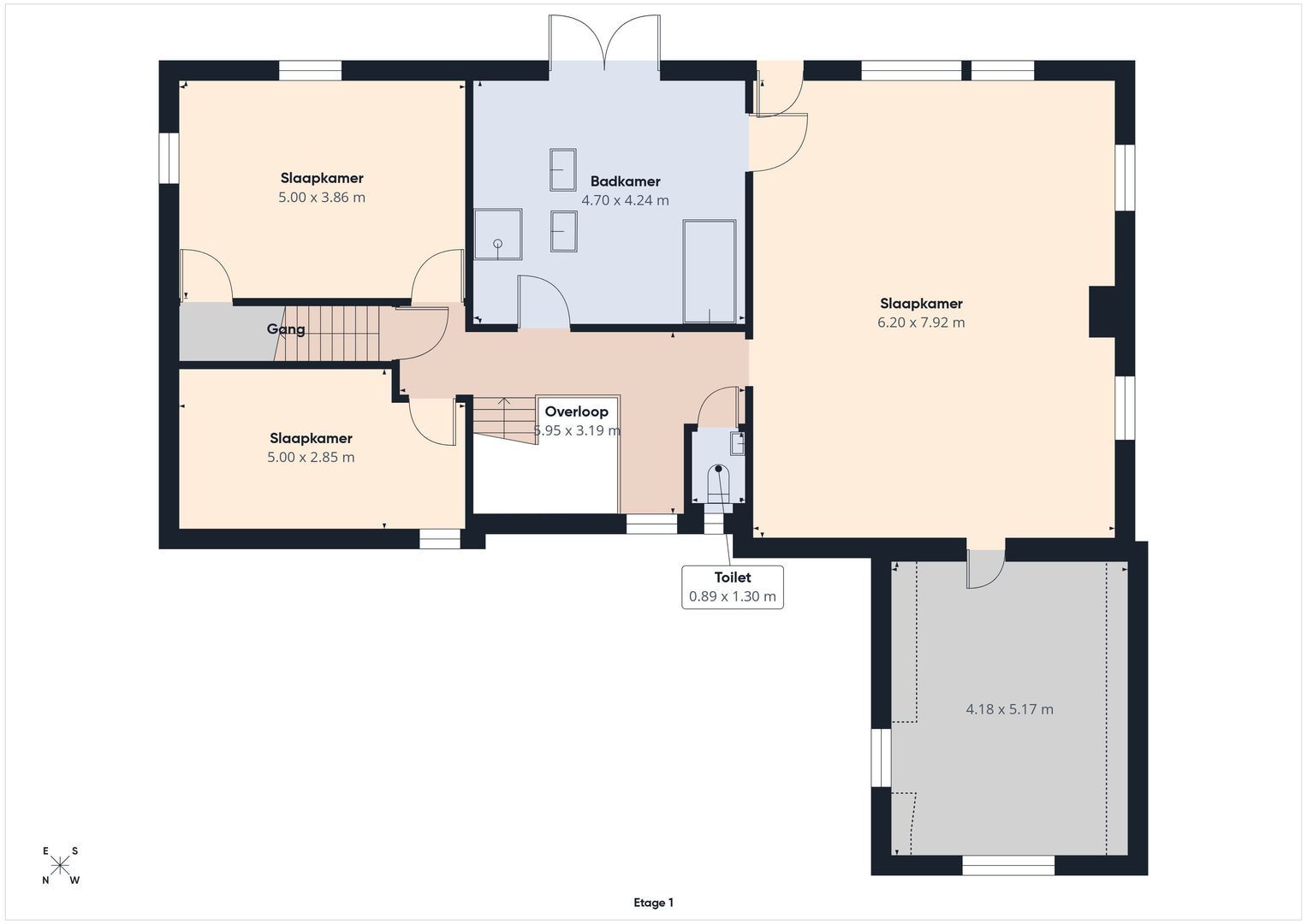 Prinsenlaan 30, Weelde plattegrond-1