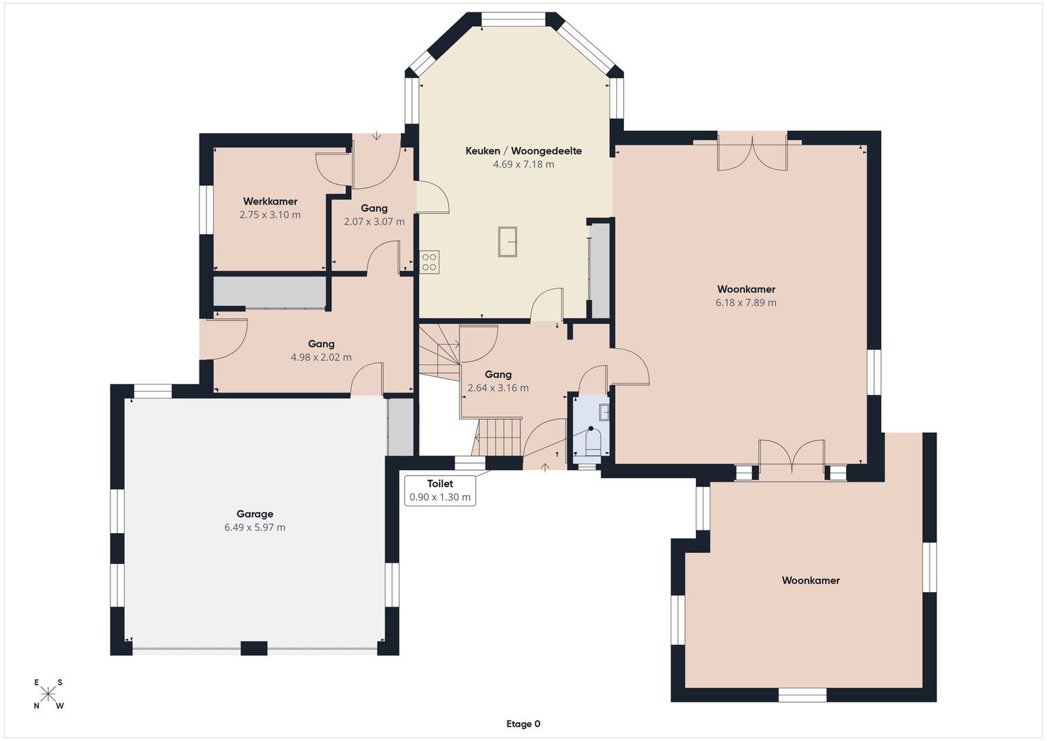 Prinsenlaan 30, Weelde plattegrond-0