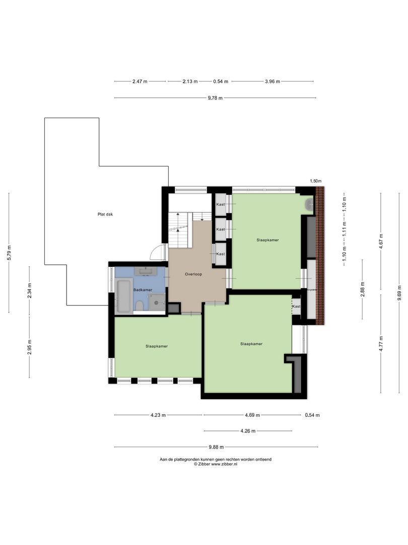 Tilburgseweg 23, Goirle plattegrond-2