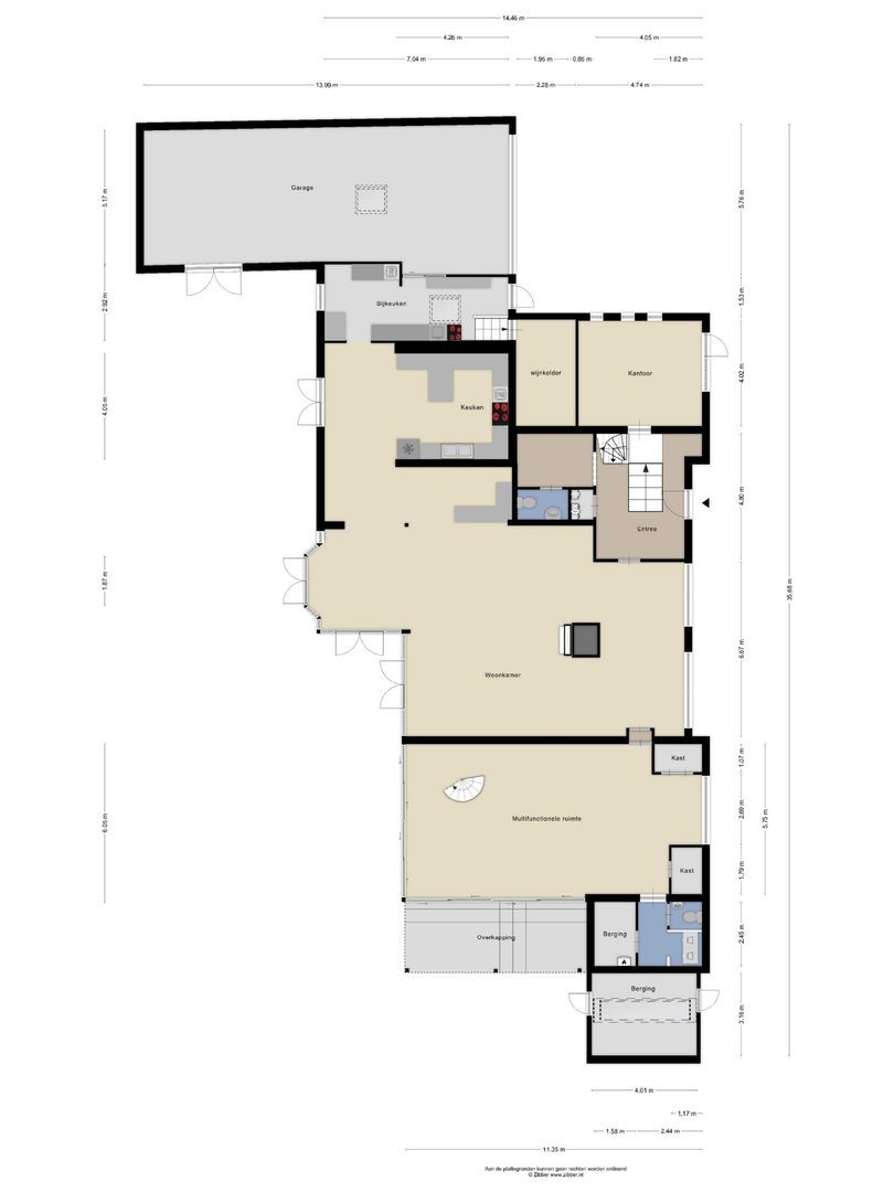 Debussylaan 39, Tilburg plattegrond-1