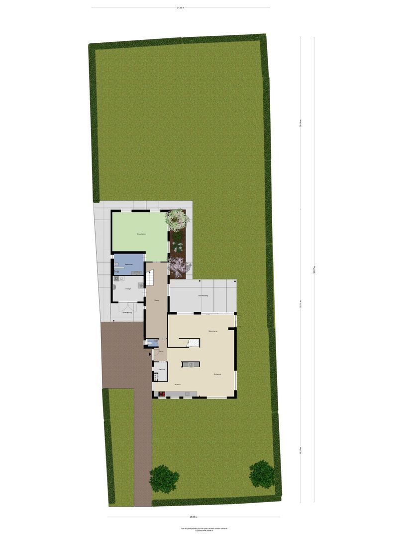 Schutterslaan 19, Helmond plattegrond-0