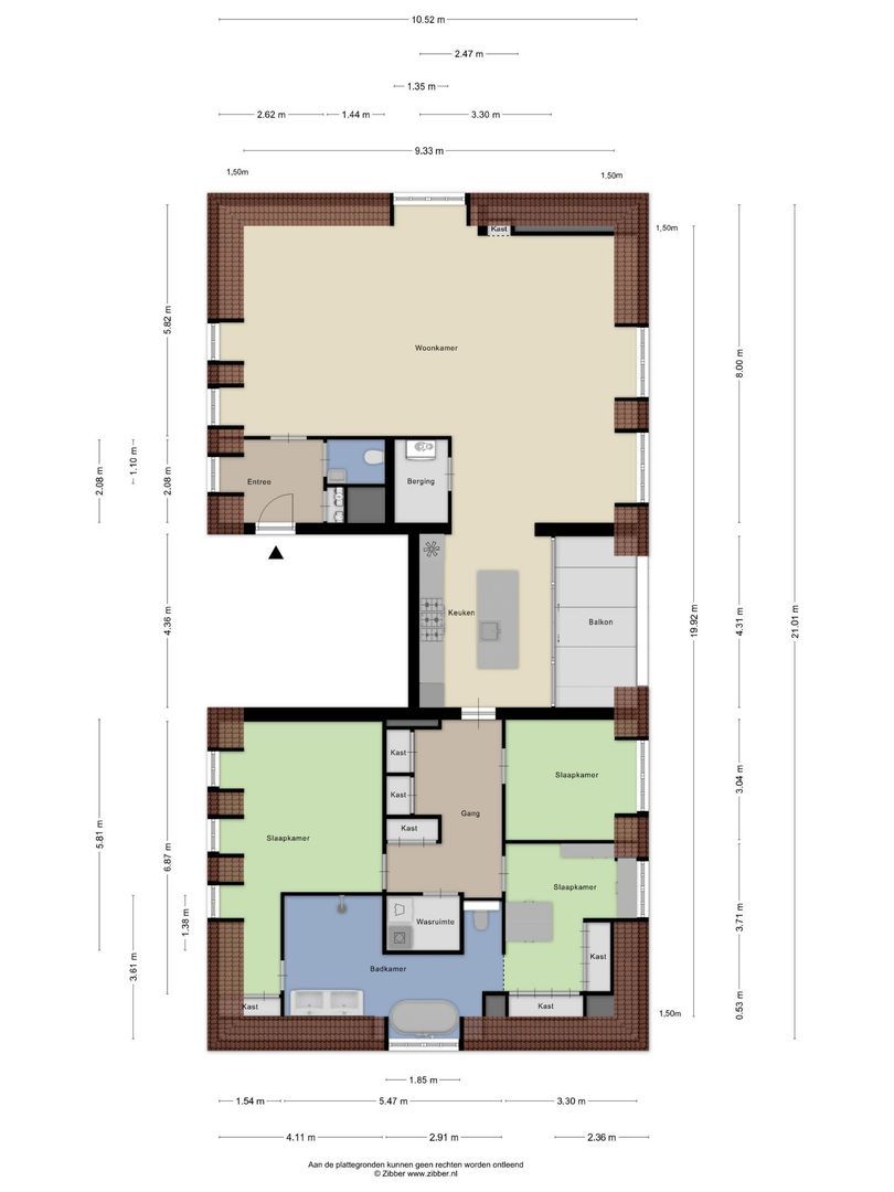 Dorpsstraat 24 L, Helmond plattegrond-0