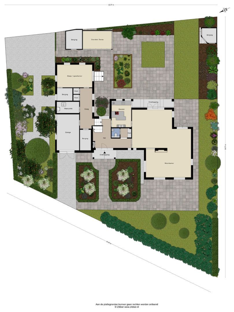Keizerlaan 12, Helmond plattegrond-0