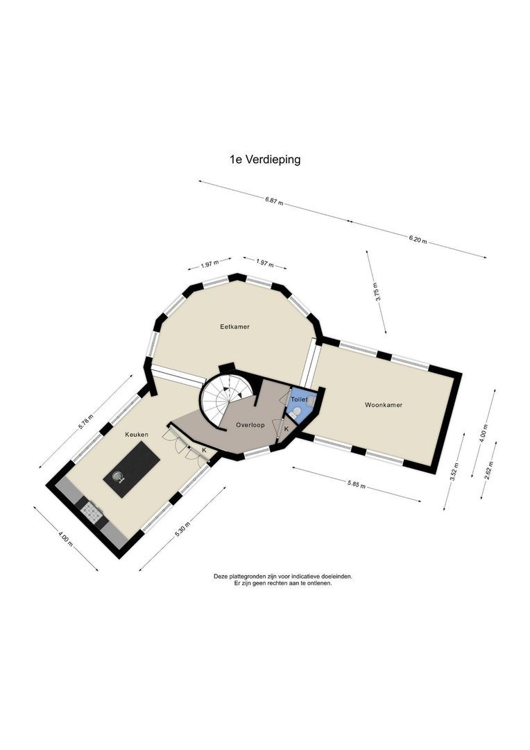 Sterkenstraatje 1, Helmond plattegrond-1