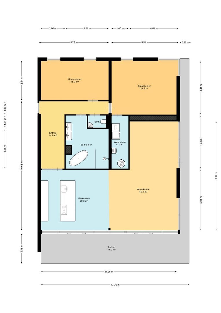 Duinvallei 66, Den Haag plattegrond-0