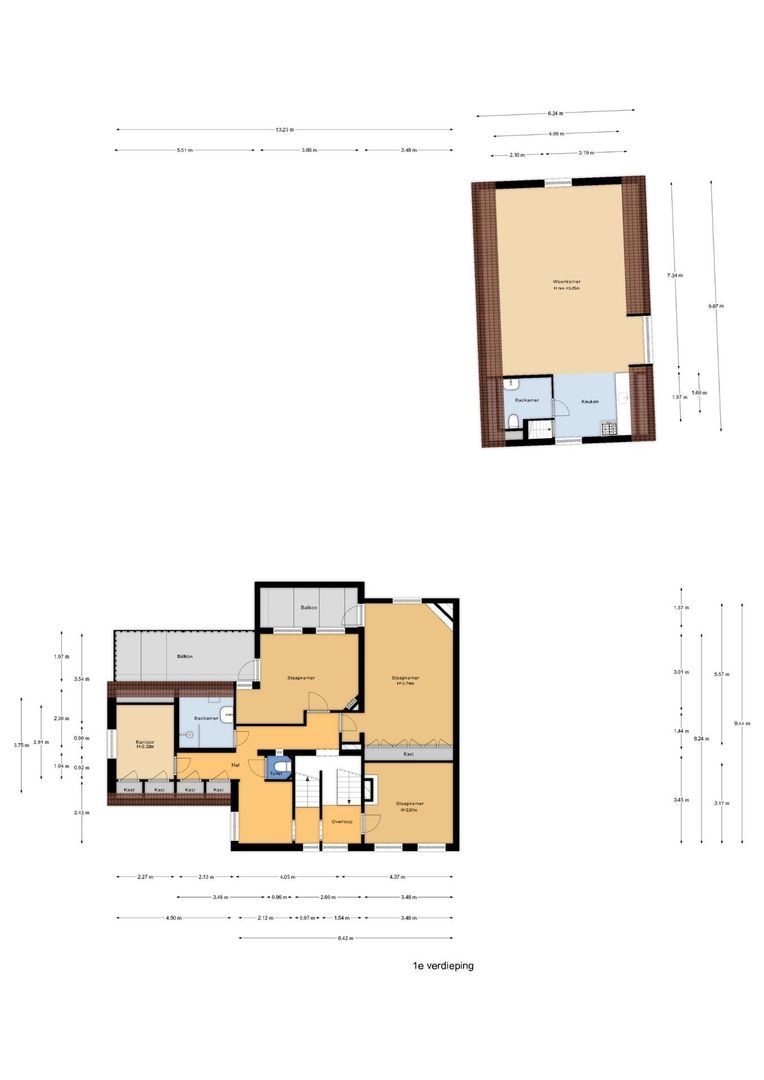 Voorburgseweg 48, Leidschendam plattegrond-1